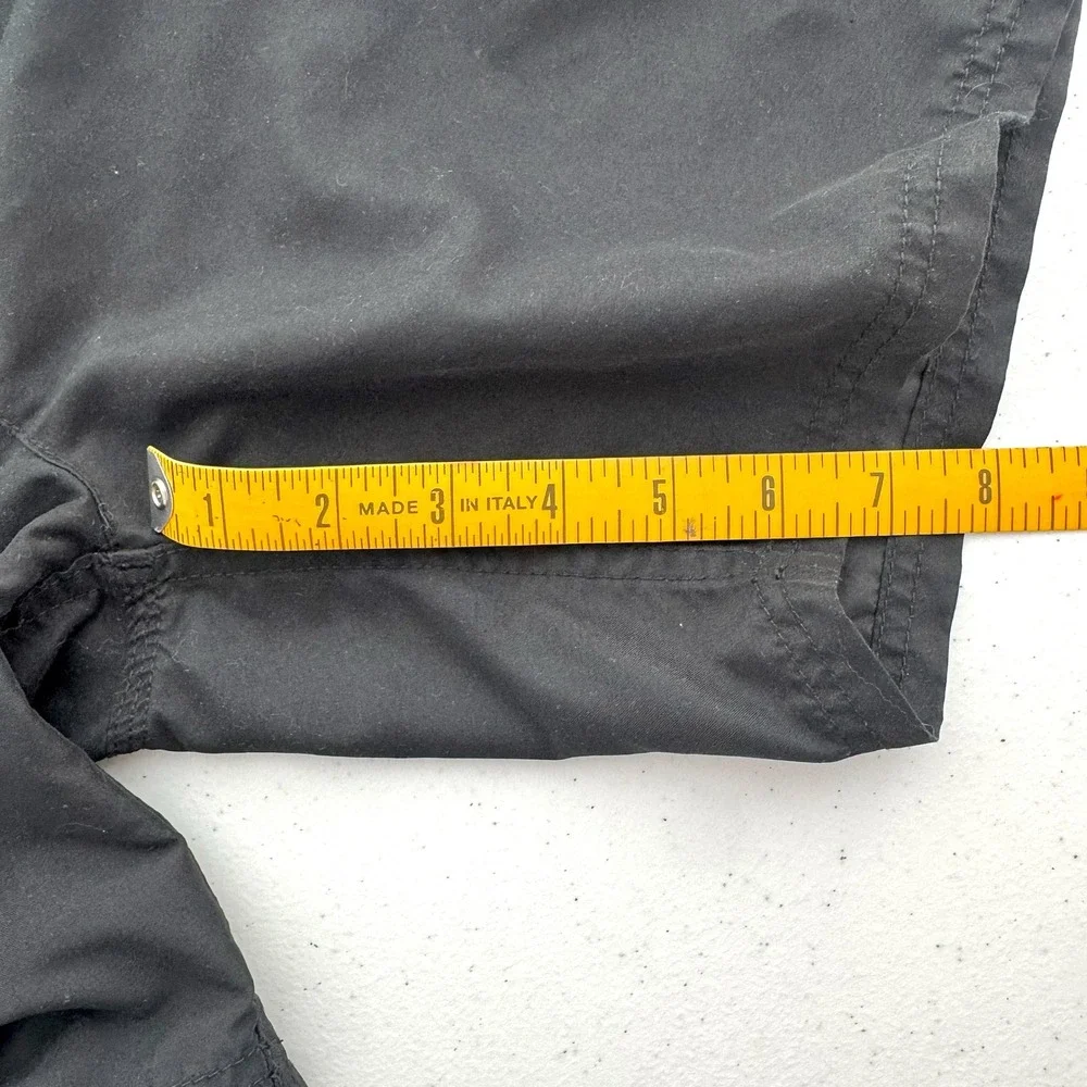 O'Neill Kids Black Board Shorts White‎ Script Logo Size 7 Swim Trunks